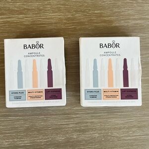 2x Babor 3 Pack Ampoule Concentrate, Hydration, Multi Vitamin, Lift Express, NEW